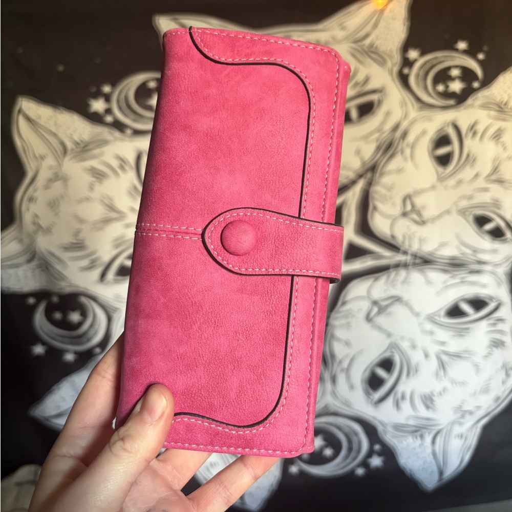 Pink Long Wallet